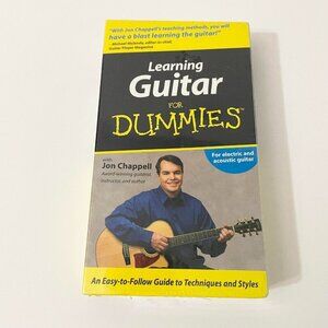 2001 Learning Guitar for Dummies VHS Jon Chappell